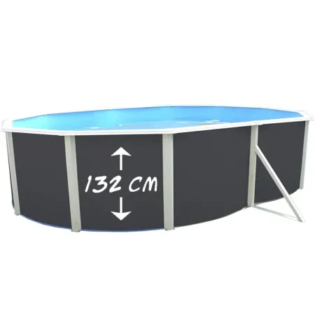 Piscine Toi Anthracite Magnum Compact 550x366x132 cm 8942