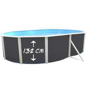 Piscine Toi Anthracite Prestige 550x366x132 cm
