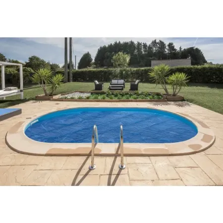 couleur bleue Gre CPROV500 Bâche d’été pour piscine en huit formes de 500 x 340 cm 