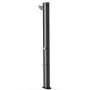 Douche solaire carrée en aluminium 18 l couleur noir Gre SSAL18