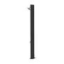 Douche solaire carrée en aluminium 18 l couleur noir Gre SSAL18