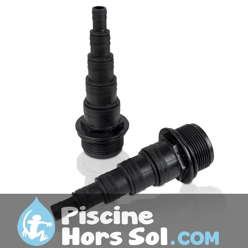 Douche Solaire Ronde Gre Dsalr32w Aspect Bois Avec Rince-Pieds 32