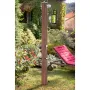 Douche Solaire Ronde 32 l Apparence Bois Gre DSALR32W