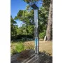 Douche Solaire Aluminium Luxe 38 l avec robinet Lave-Pieds et Pulvérisateurs Gre DSALP38.