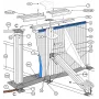 Pièces de rechange Piscines Ovales Blanches avec Contreforts de 132 cm