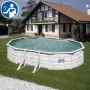 Pièces de rechange Piscines Ovales Blanches avec Contreforts de 132 cm