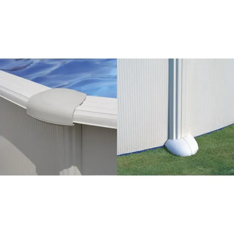 Skimmer Piscine Hors Sol et Diffuseur de Tête Blanc Gre AR100