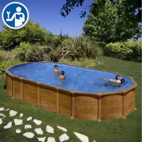 Pièces de rechange Piscines Ovales Imitation Bois avec Système Oméga de 132 cm - Amazonia