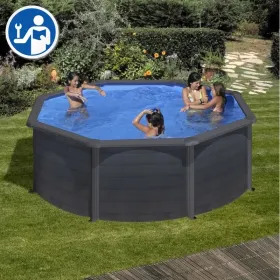 Pièces détachées Piscines Rondes Imitation Graphite de 120 cm
