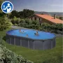 Pièces de rechange Piscines Ovales Imitation Graphite avec Système Oméga de 132 cm