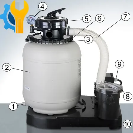 Pièces détachées du Filtre à Sable Gre FA6040