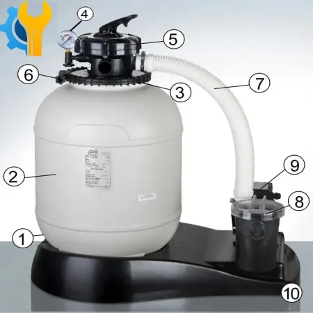 Pièces détachées du Filtre à Sable Gre FA6050