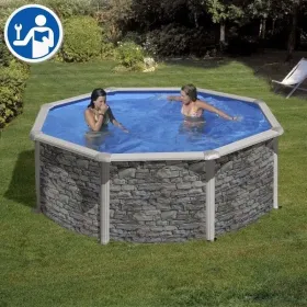 Pièces détachées Piscines Rondes Imitation Pierre de 120 cm - Iraklion et Cerdeña