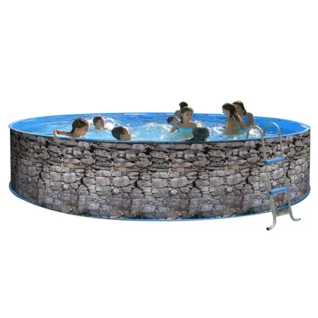 Piscine Toi Pierre Grise 450x90 8140