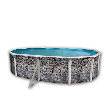 Piscine Toi Décorée Silver Lune 550x366x120 N102