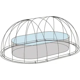 Couverture Piscine Coupole Ovale Toi 4983