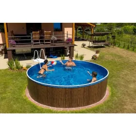 Piscine Azuro Imitation Bois 460x120
