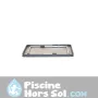 Chaise longue avec oreiller grand relax multi-position en aluminium et multifibre