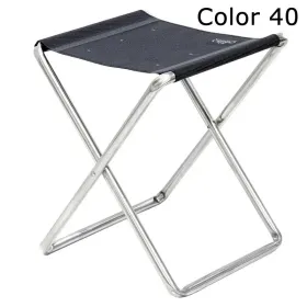Tabouret pliant super grande en aluminium et multifibre extra-plat