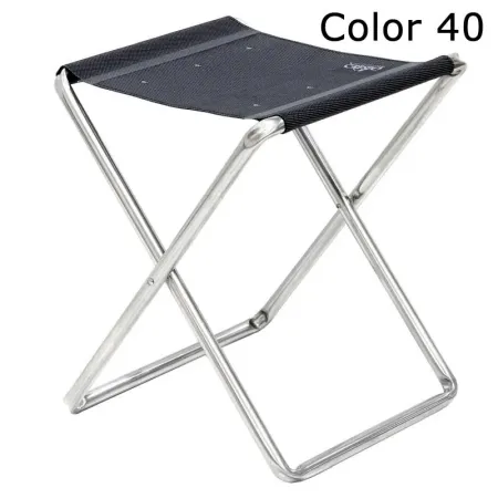 Tabouret pliant super grande en aluminium et multifibre extra-plat