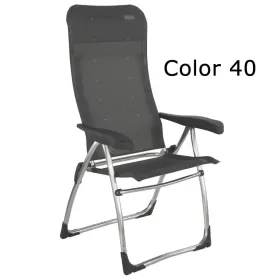 Fauteuil en aluminium avec dossier haut avec 7 positions et multifibre