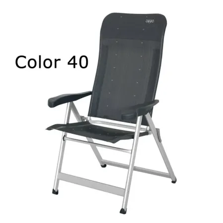 Fauteuil renforcé en aluminium dossier haut 7 positions et multifibre