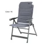 Fauteuil Compact natur elegant 7 positions et aluminium peint