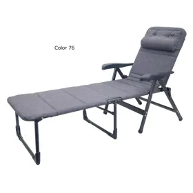 Lit haut natur elegant en aluminium peint avec oreiller