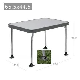 Table aluminium 44,5x65x5 cm