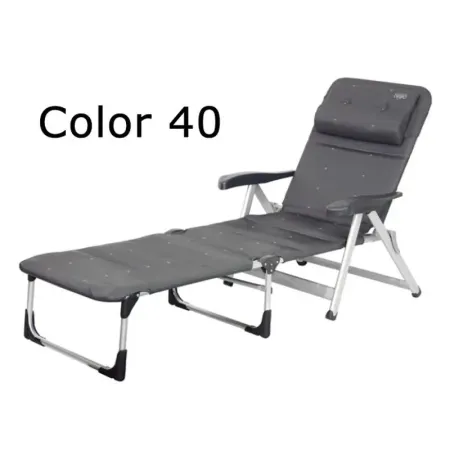 Lit deluxe de 7 positions avec repose-bras