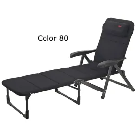 Lit air deluxe avec repose-bras en aluminium avec 7 positions