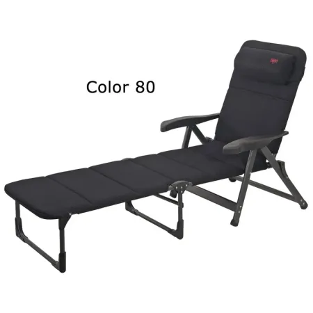 Lit air deluxe avec repose-bras en aluminium avec 7 positions