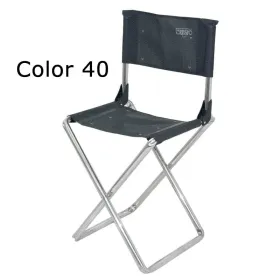 Tabouret pliant super grande avec dossier en aluminium et multifibre