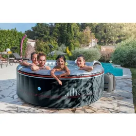 Spa Netspa Montana Noir 6 Personnes 204x70 cm SP-MTA165B
