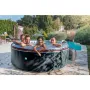 Spa Netspa Montana Noir 6 Personnes 204x70 cm SP-MTA165B