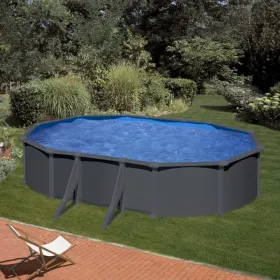 Piscine Gre Anthracite 610x375x132 KITPROV618GY