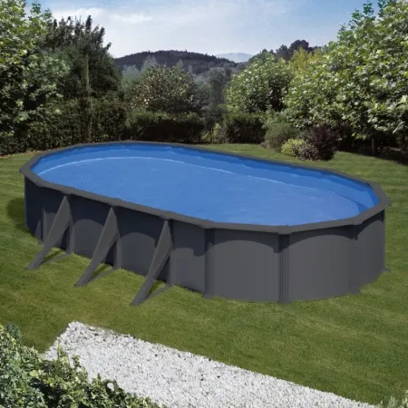 Piscine Gre Anthracite 730x375x132 KITPROV738GY