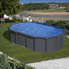 Piscine Gre Anthracite 610x375x132 KITPROV6188GY