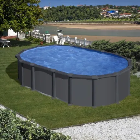 Piscine Gre Anthracite 610x375x132 KITPROV6188GY