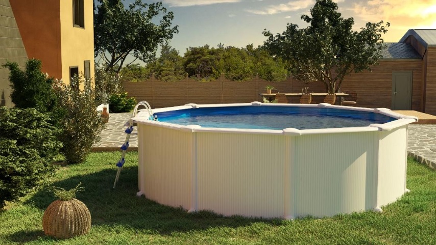 Préparer le terrain pour une piscine hors sol