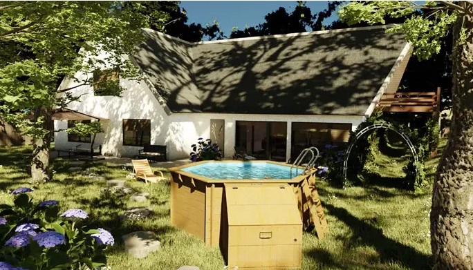 Cabine technique Pour Piscines en Bois