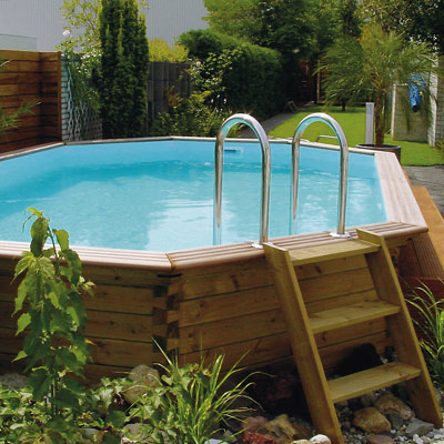 Piscines Octogonales en Bois